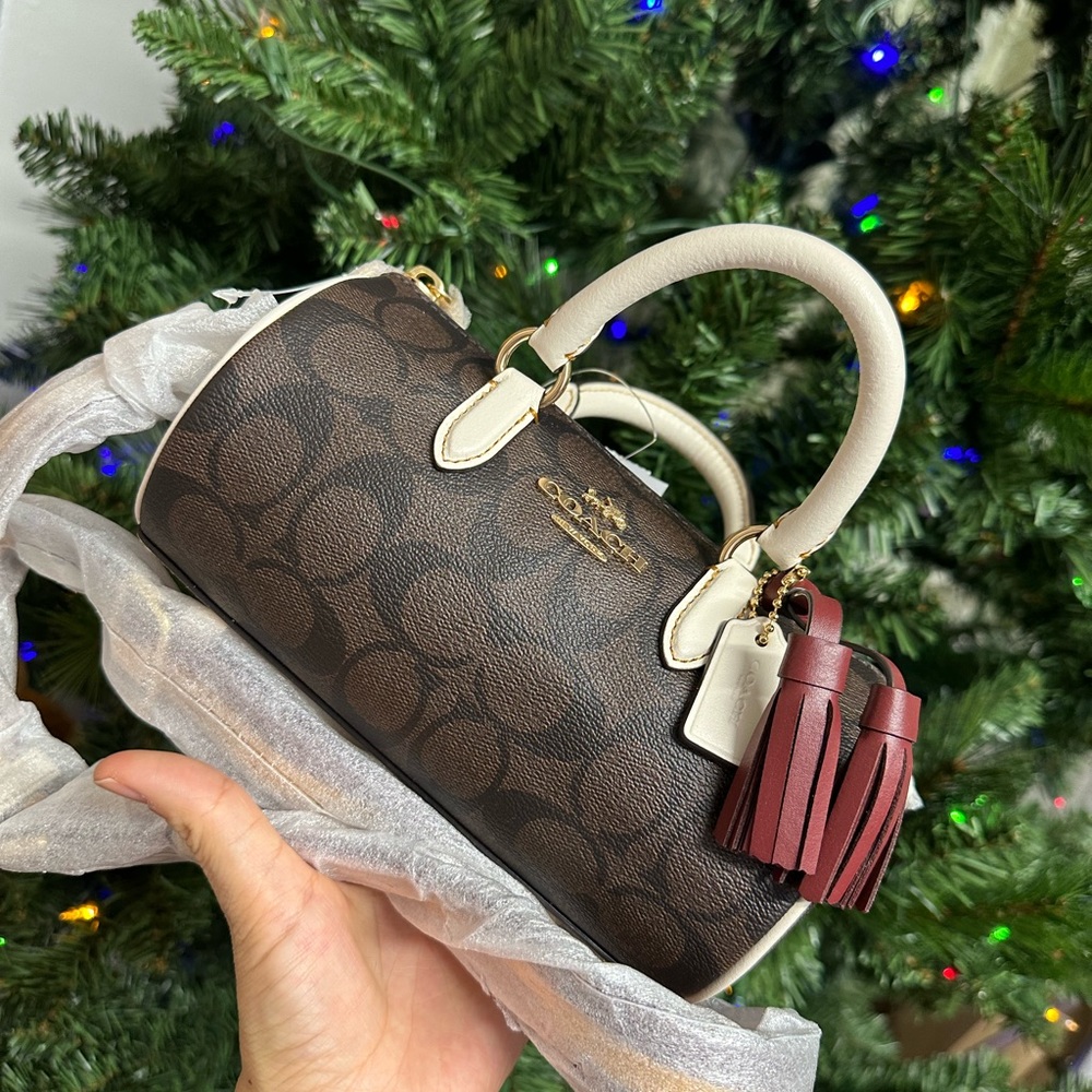 NWT Coach Lacey Crossbody In Signature Canvas